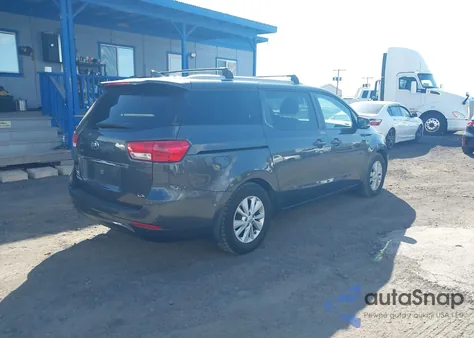 2016 Kia Sedona Lx из США, поврежденный, VIN KNDMB5C12G6215643